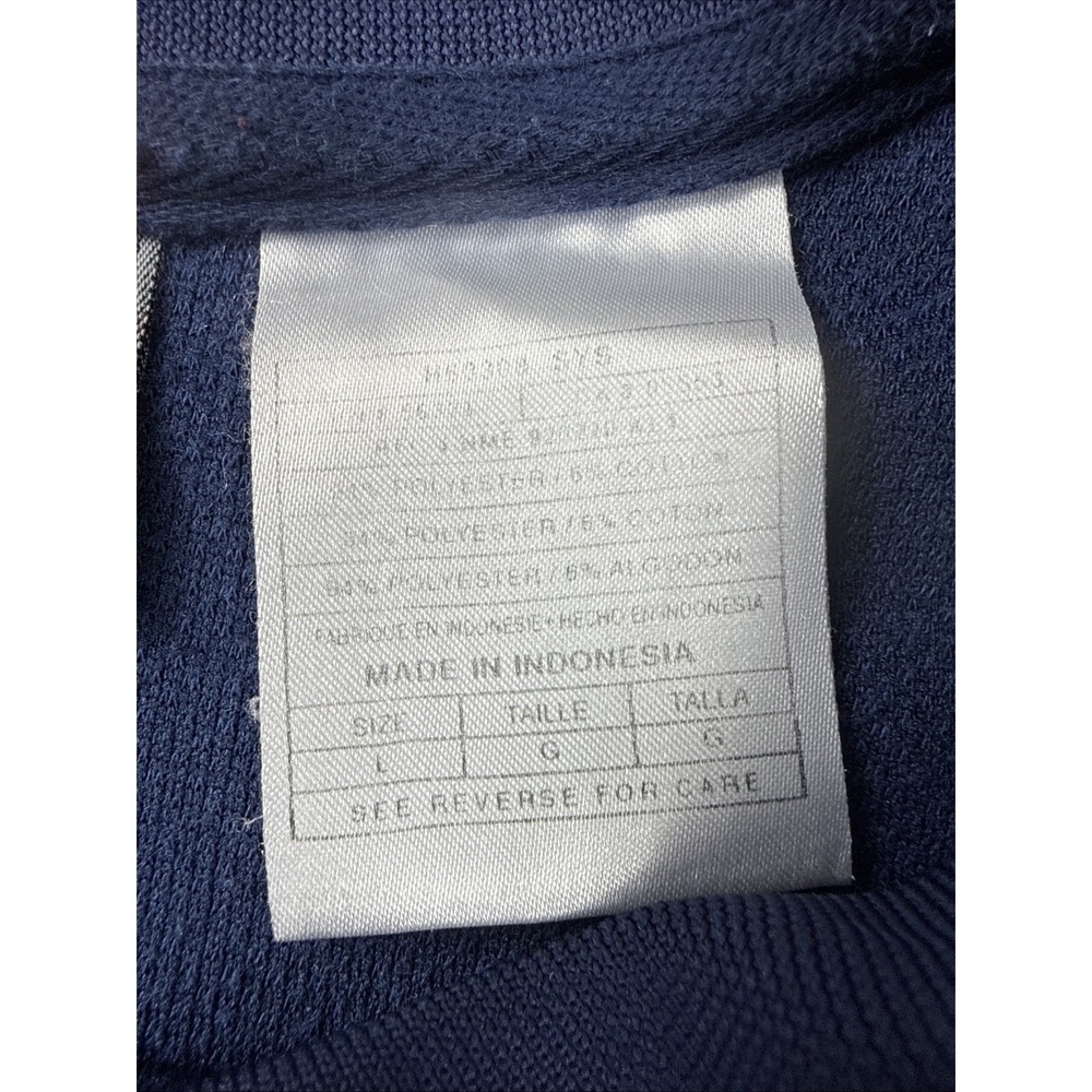 Vtg 90s Nike‎ Team Sports Georgetown Hoyas Snap Button Warm Up Jersey Large - Picture 6 of 14